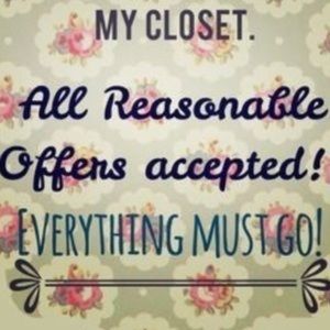 All clothes,shoes and purses.